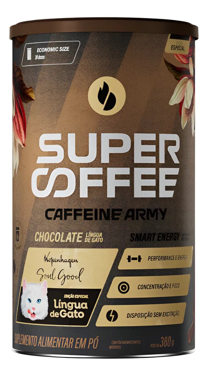Supercoffee Lingua de Gato - Economic Size (380g) - Caffeine Army